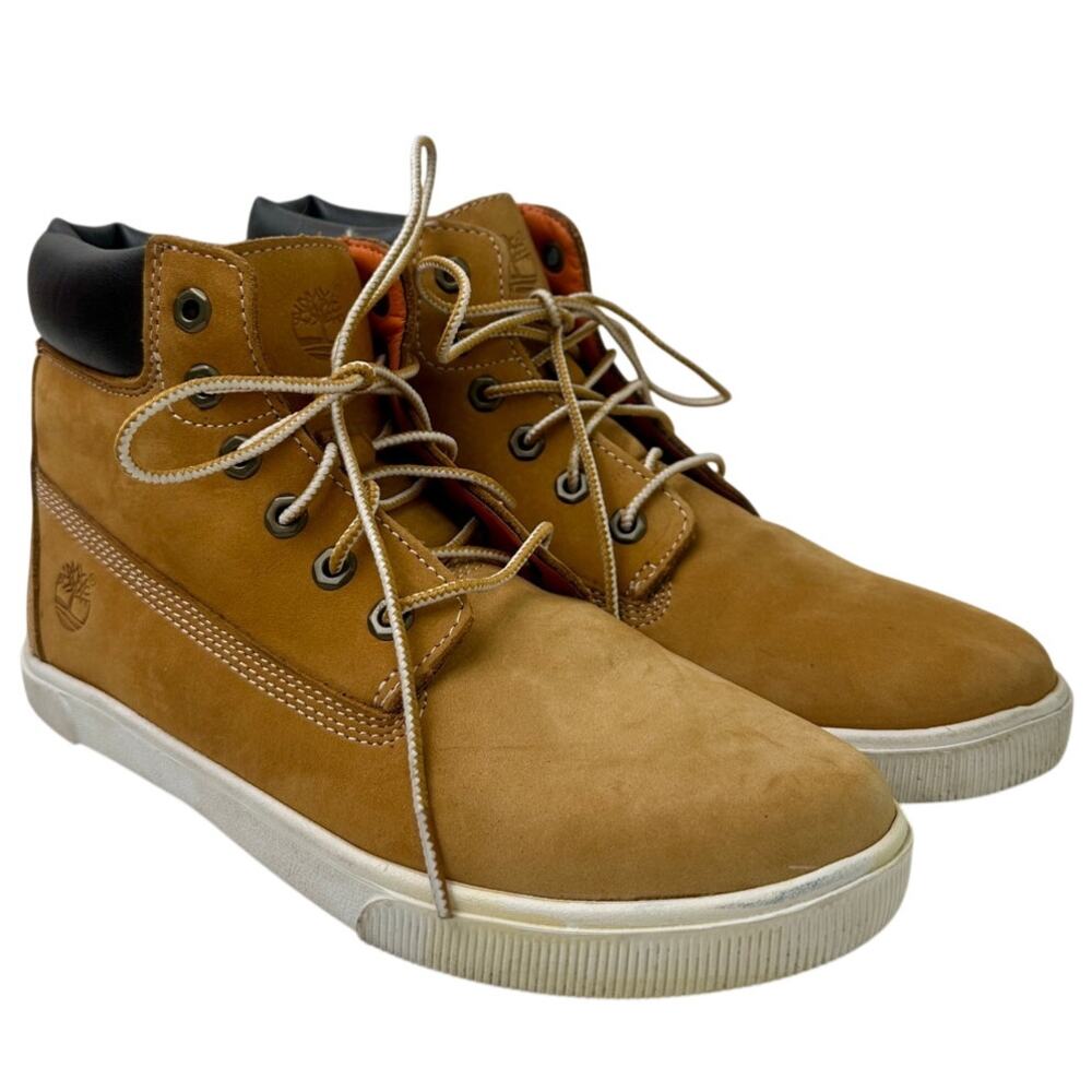 Timberland EK 2.0 6-Inch Wheat Nubuck Lace-Up Sneaker Boots Youth Sz 5